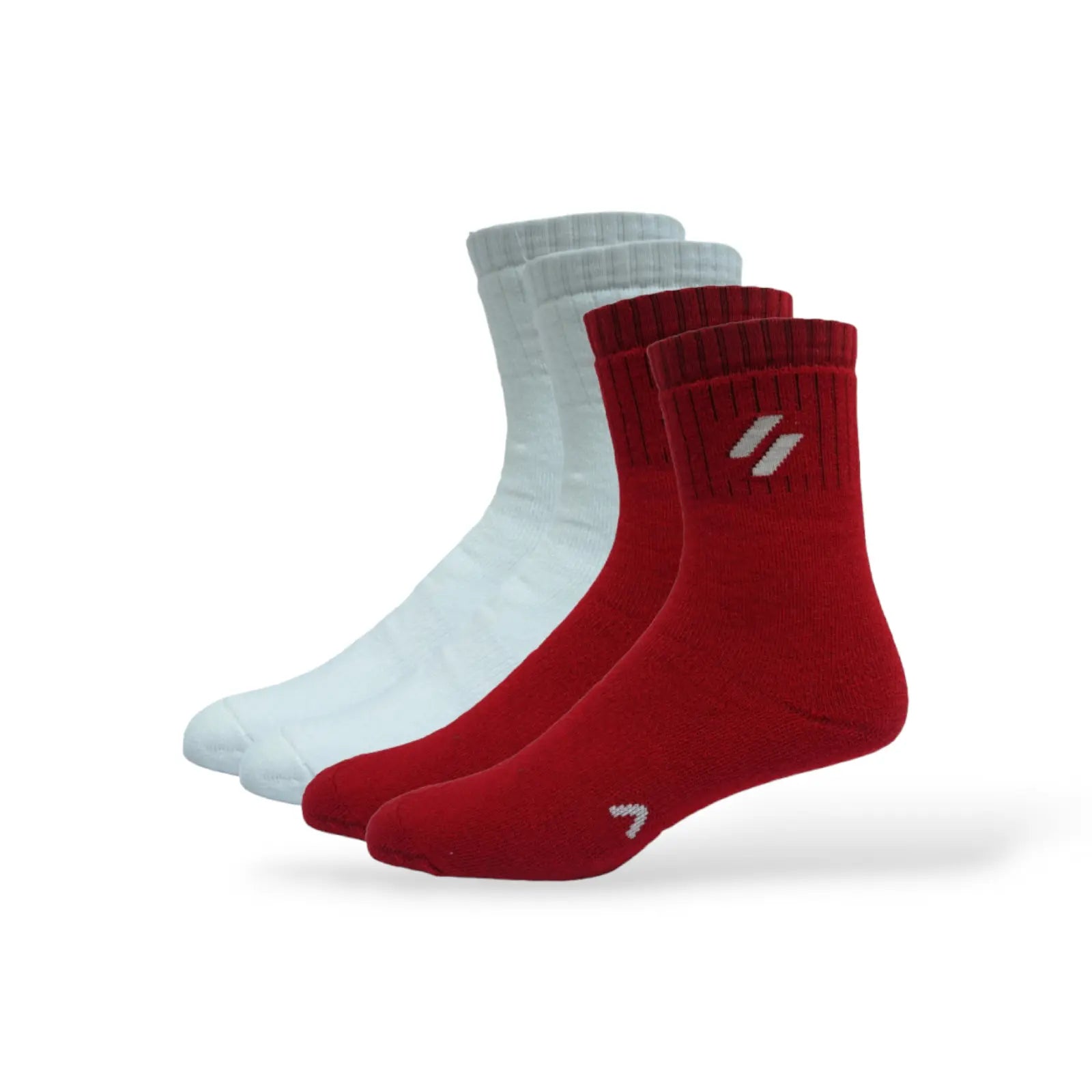 Side view of ATHL performance socks – breathable fabric with arch support