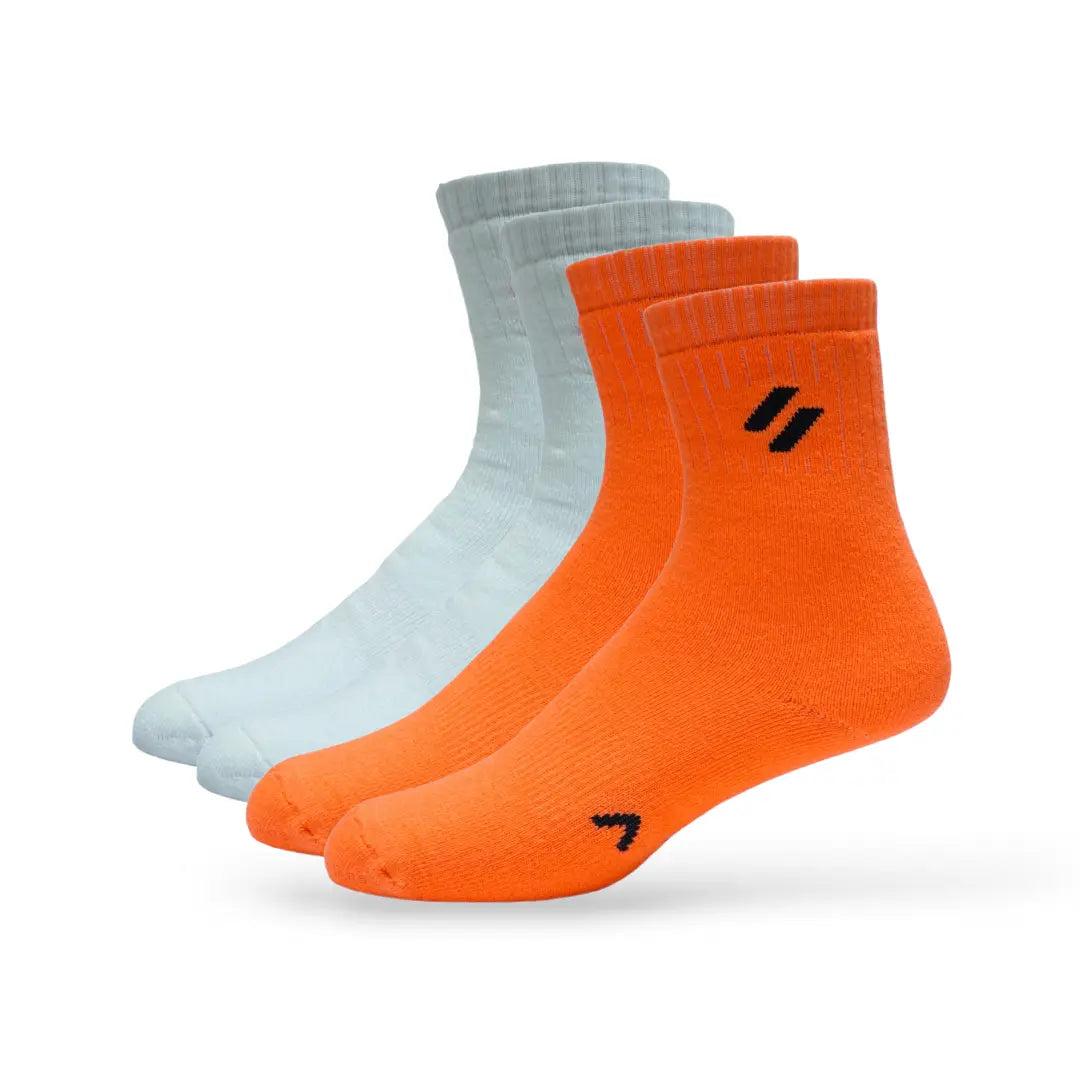 Side view of ATHL performance socks – breathable fabric with arch support
