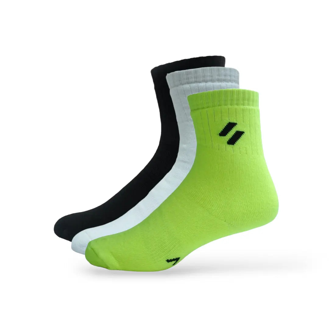 ATHL Crew Length Women's Sports Socks (Pack of 3)