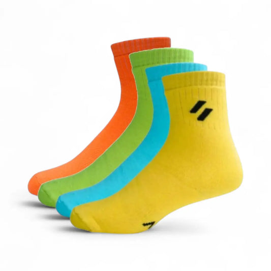 ATHL Crew Length Men's Sports Socks (Pack of 4)