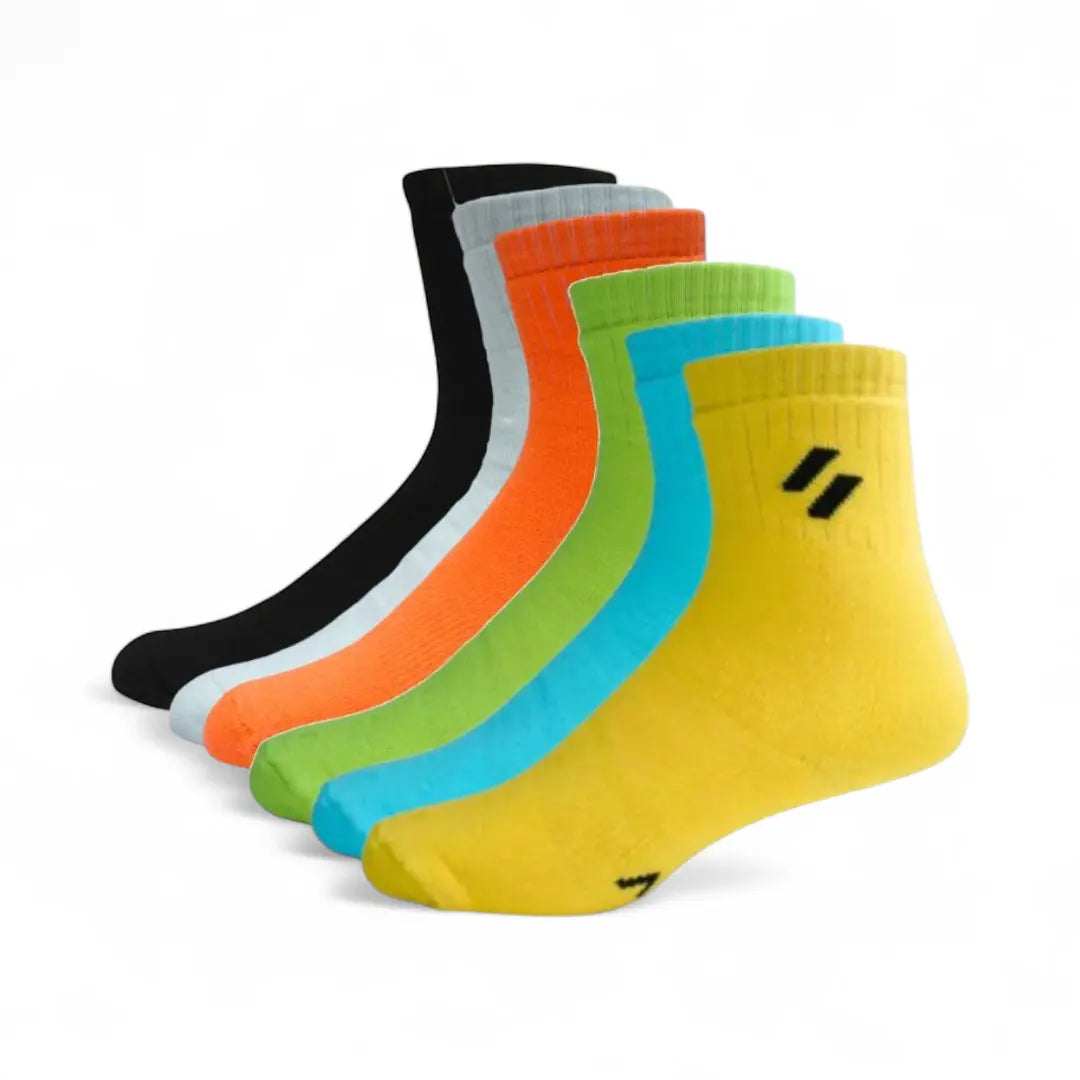 ATHL Crew Length Men's Sports Socks (Pack of 6)