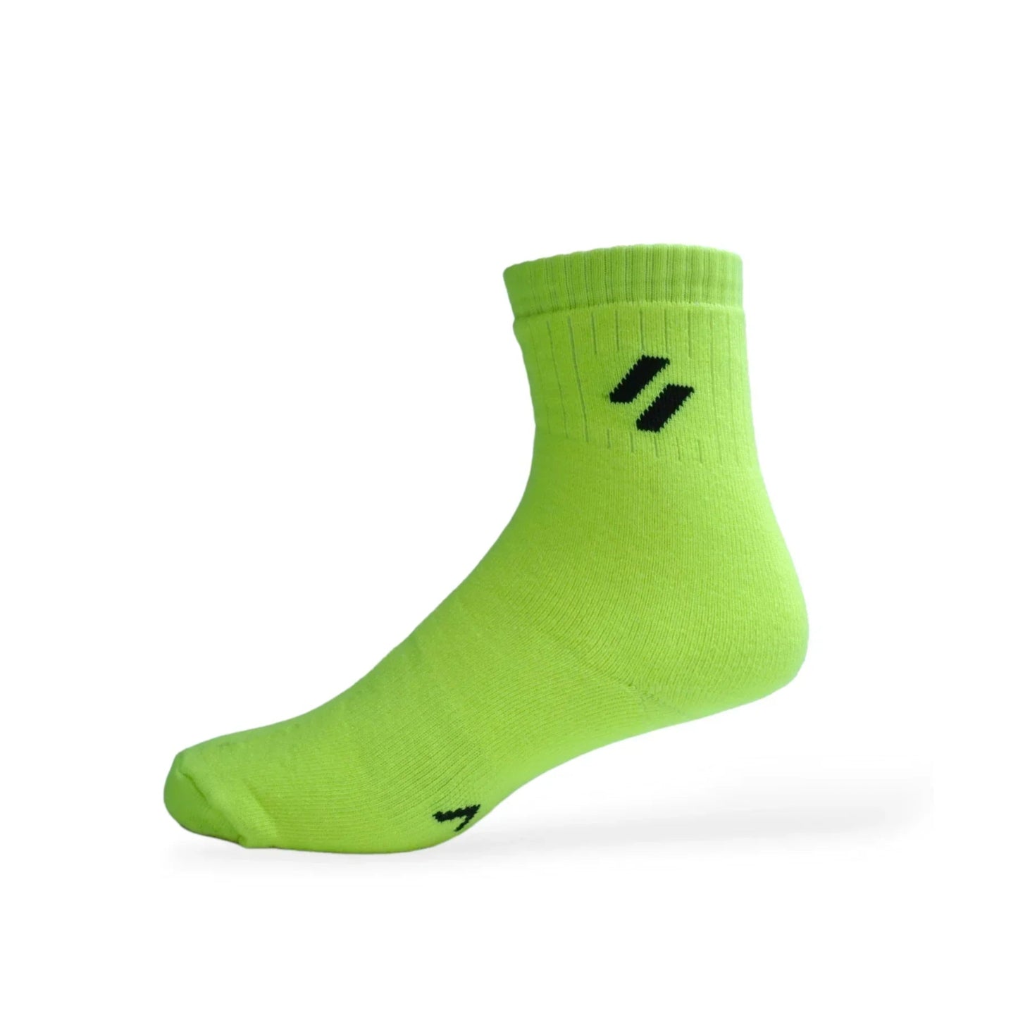 Men’s sports socks in neon green – ideal for tennis or running