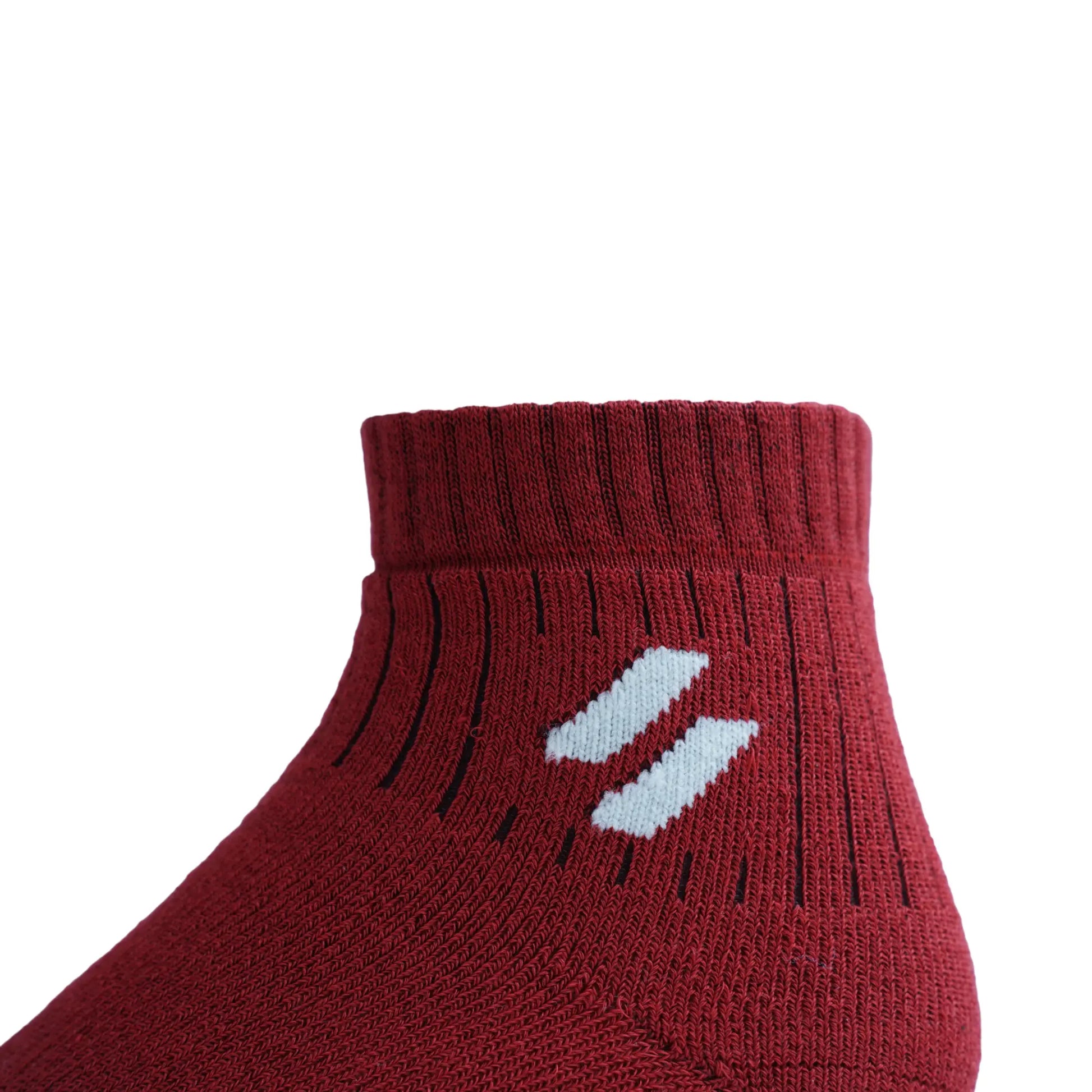 Side view of ATHL performance socks – breathable fabric with arch support