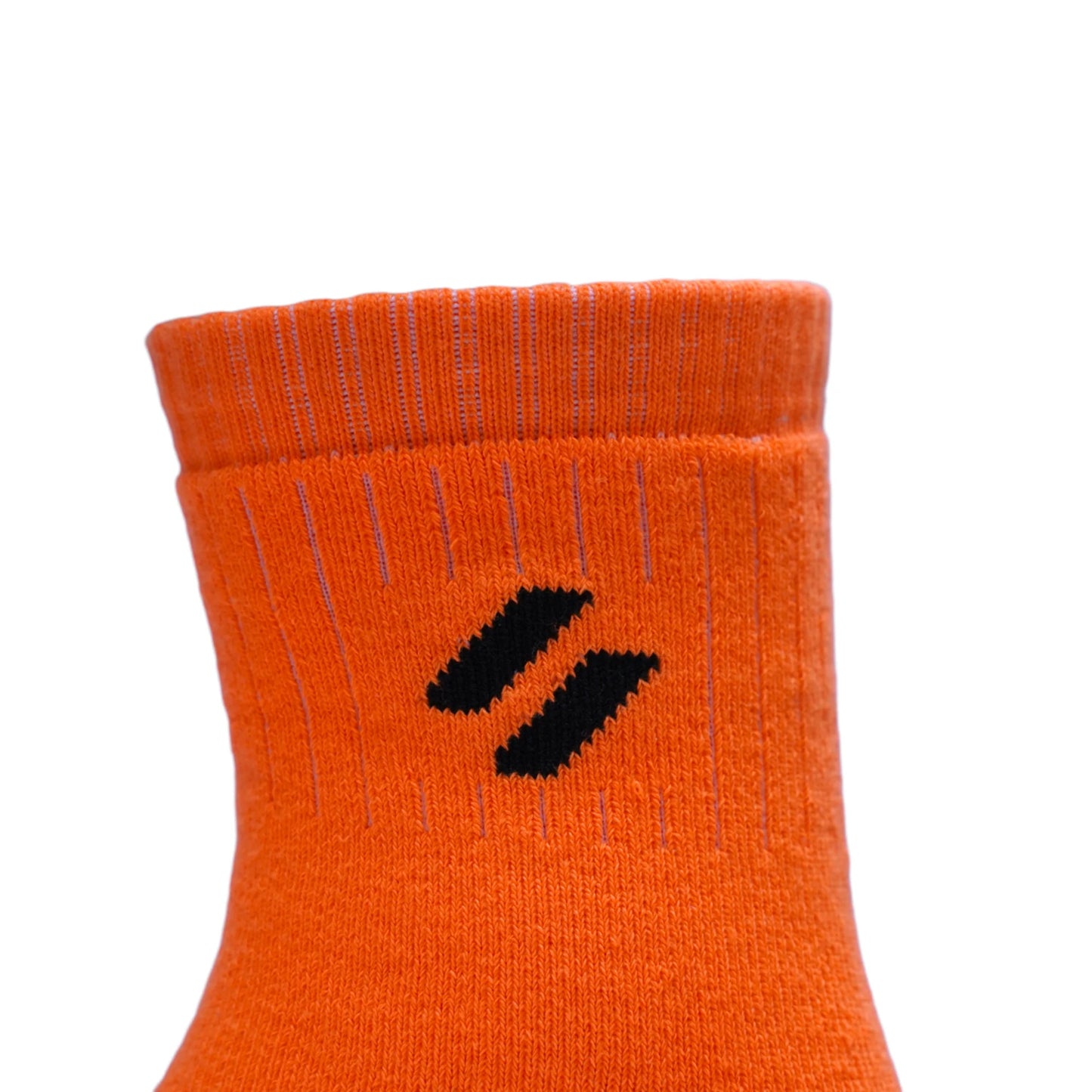 Close-up of crew sports socks fabric – showing anti-microbial knit and moisture-wicking texture for women athletes