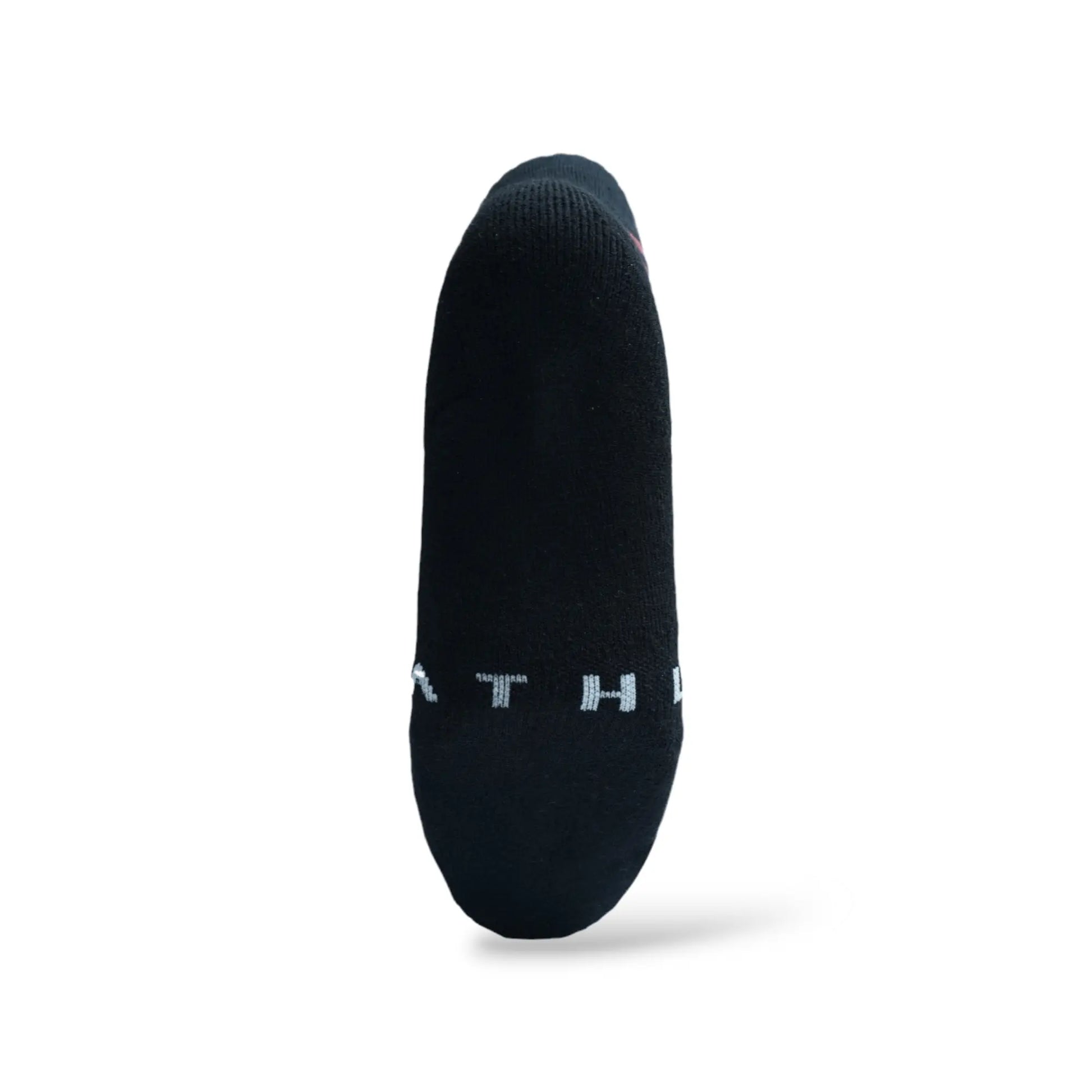 Back view of ATHL socks grip zone – anti-slip for cricket, gym, and running - ankle length pack of 2