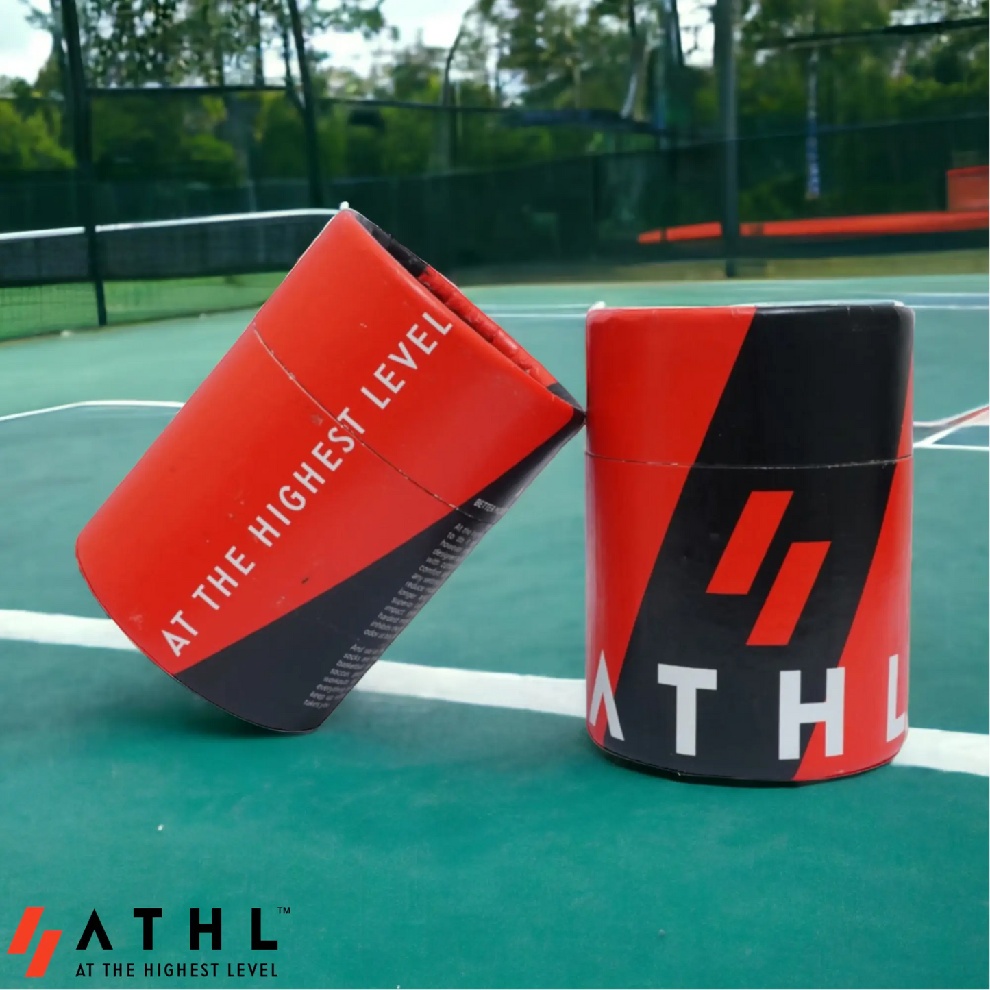 ATHL women’s crew-length socks – 2-pair pack in retail packaging – highlighting sport-specific performance