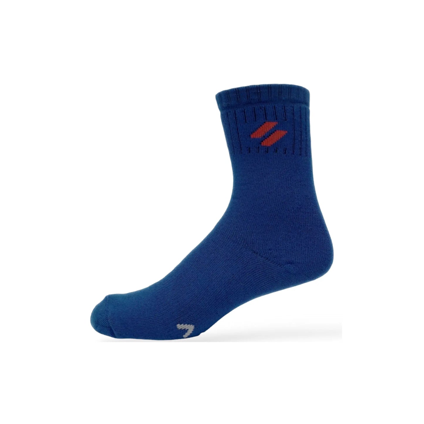 Women’s blue sports socks – moisture-wicking crew length