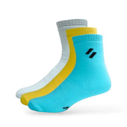 ATHL Crew Length Men's Sports Socks (Pack of 3)