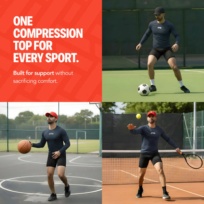 KINETIQ COMPRESSION T-SHIRT | FULL SLEEVE