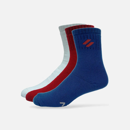 ALL COURT CREW SOCKS (Pack of 3)