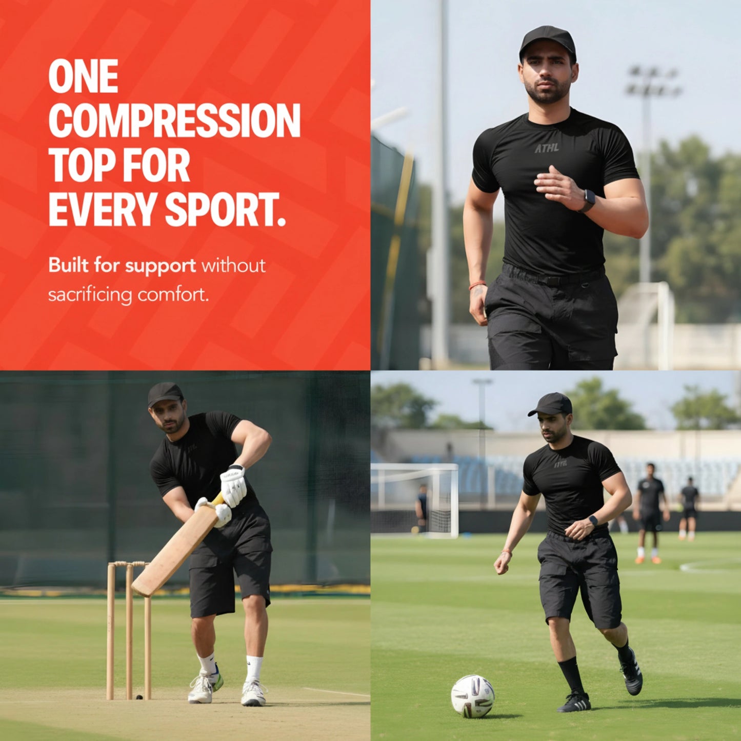 KINETIQ COMPRESSION T-SHIRT | HALF SLEEVE