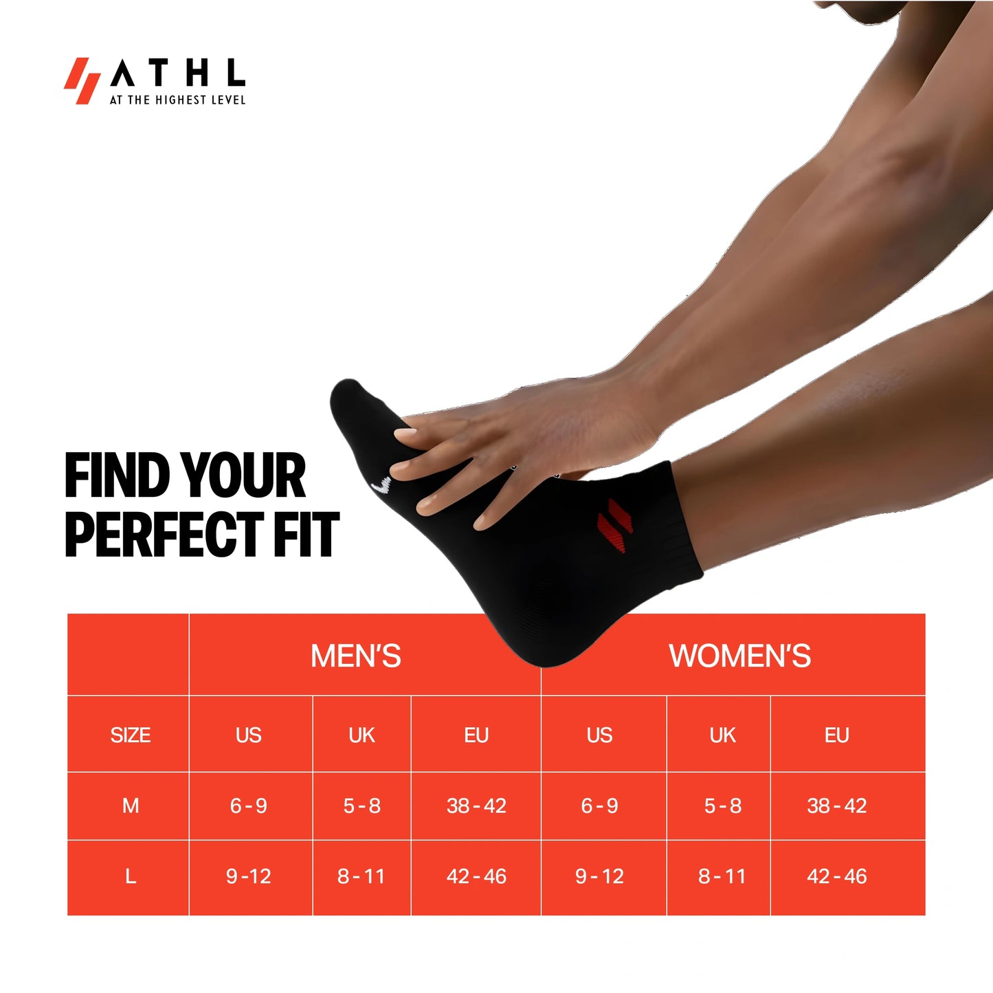 ATHL Ankle Length Sports Socks