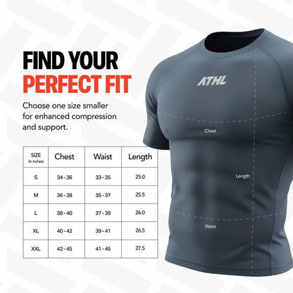 KINETIQ COMPRESSION T-SHIRT | HALF SLEEVE