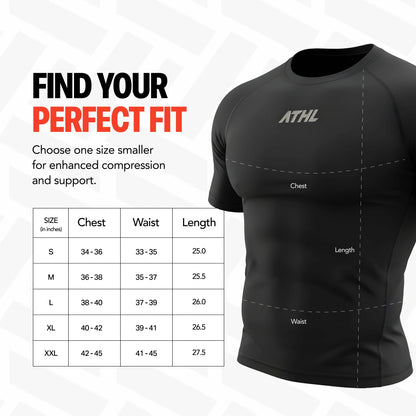 KINETIQ COMPRESSION T-SHIRT | HALF SLEEVE