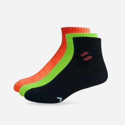 ALL COURT ANKLE SOCKS (Pack of 3)