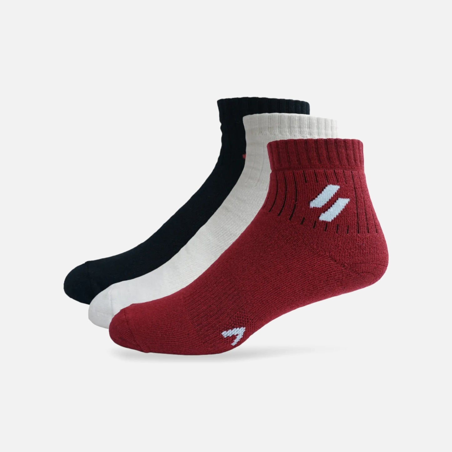 ALL COURT ANKLE SOCKS (Pack of 3)