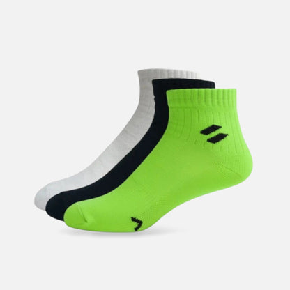 ALL COURT ANKLE SOCKS (Pack of 3)