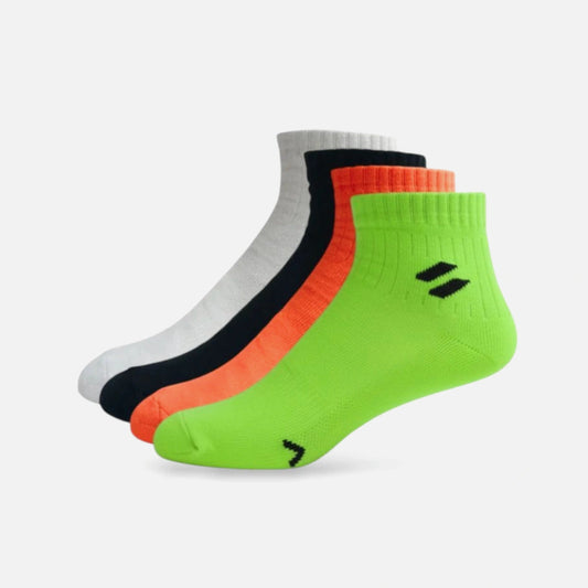 ALL COURT ANKLE SOCKS (Pack of 4)