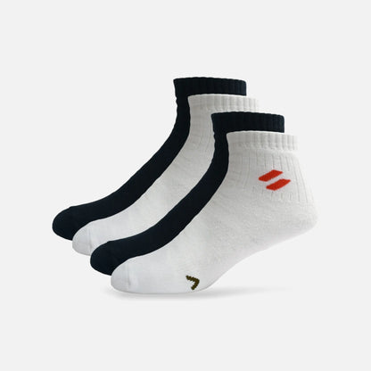 ALL COURT ANKLE SOCKS (Pack of 4)