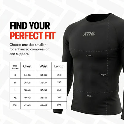 KINETIQ COMPRESSION T-SHIRT | FULL SLEEVE