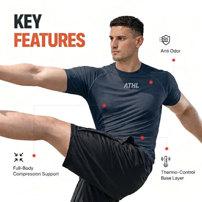KINETIQ COMPRESSION T-SHIRT | HALF SLEEVE