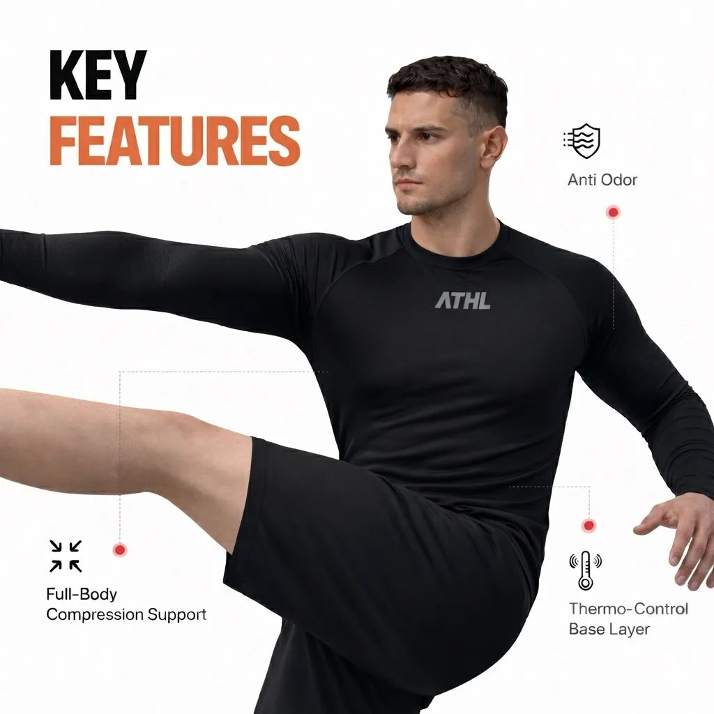 KINETIQ COMPRESSION T-SHIRT | FULL SLEEVE