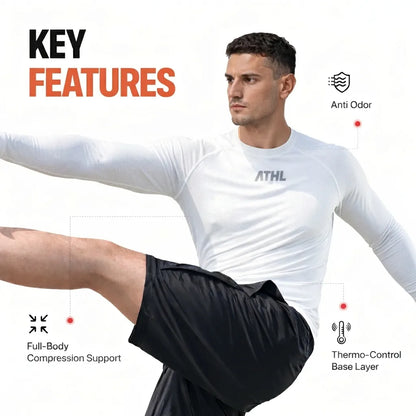KINETIQ COMPRESSION T-SHIRT | FULL SLEEVE