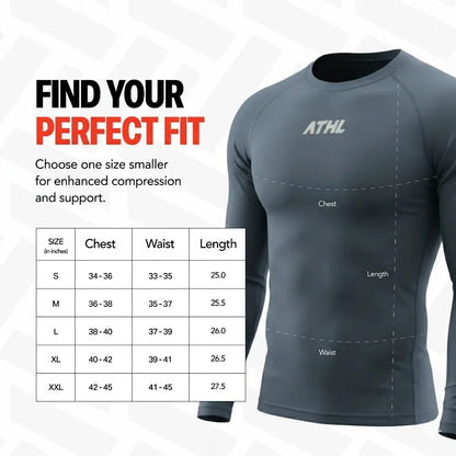 KINETIQ COMPRESSION T-SHIRT | FULL SLEEVE