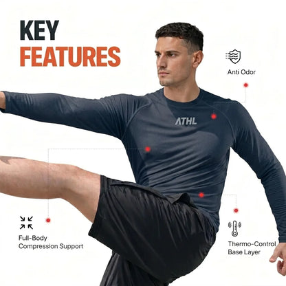 KINETIQ COMPRESSION T-SHIRT | FULL SLEEVE