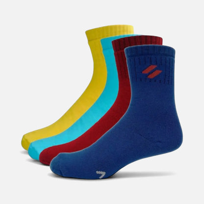 ALL COURT CREW SOCKS (Pack of 4)