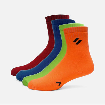 ALL COURT CREW SOCKS (Pack of 4)