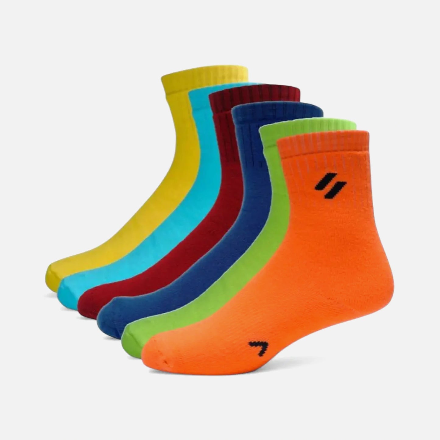 ALL COURT CREW SOCKS (Pack of 6)