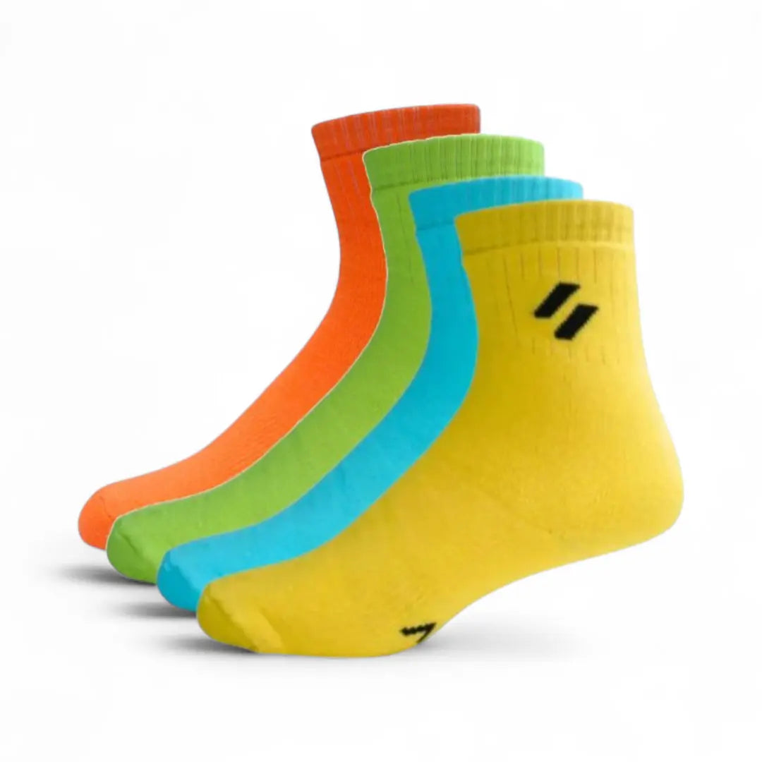 ATHL Crew Length Women's Sports Socks (Pack of 4)