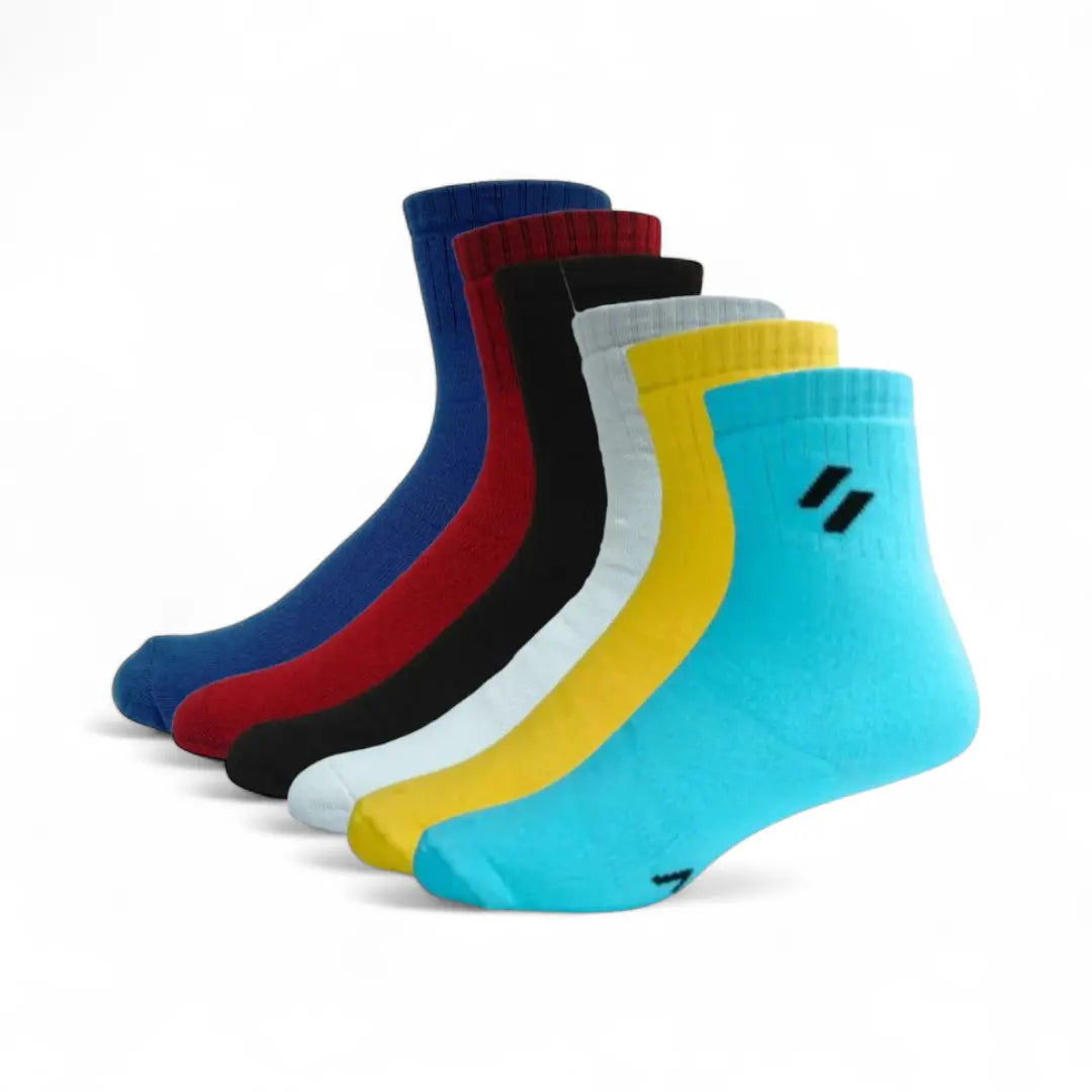 ATHL Crew Length Men's Sports Socks (Pack of 6)